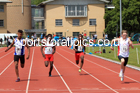 Mens U-17s and Boys U-15s 100 metres, 2022 Northern Inter Counties U17s and U15s Track and Field, York, Thursday, June 2nd. Photo: David T. Hewitson/Sports for All Pics